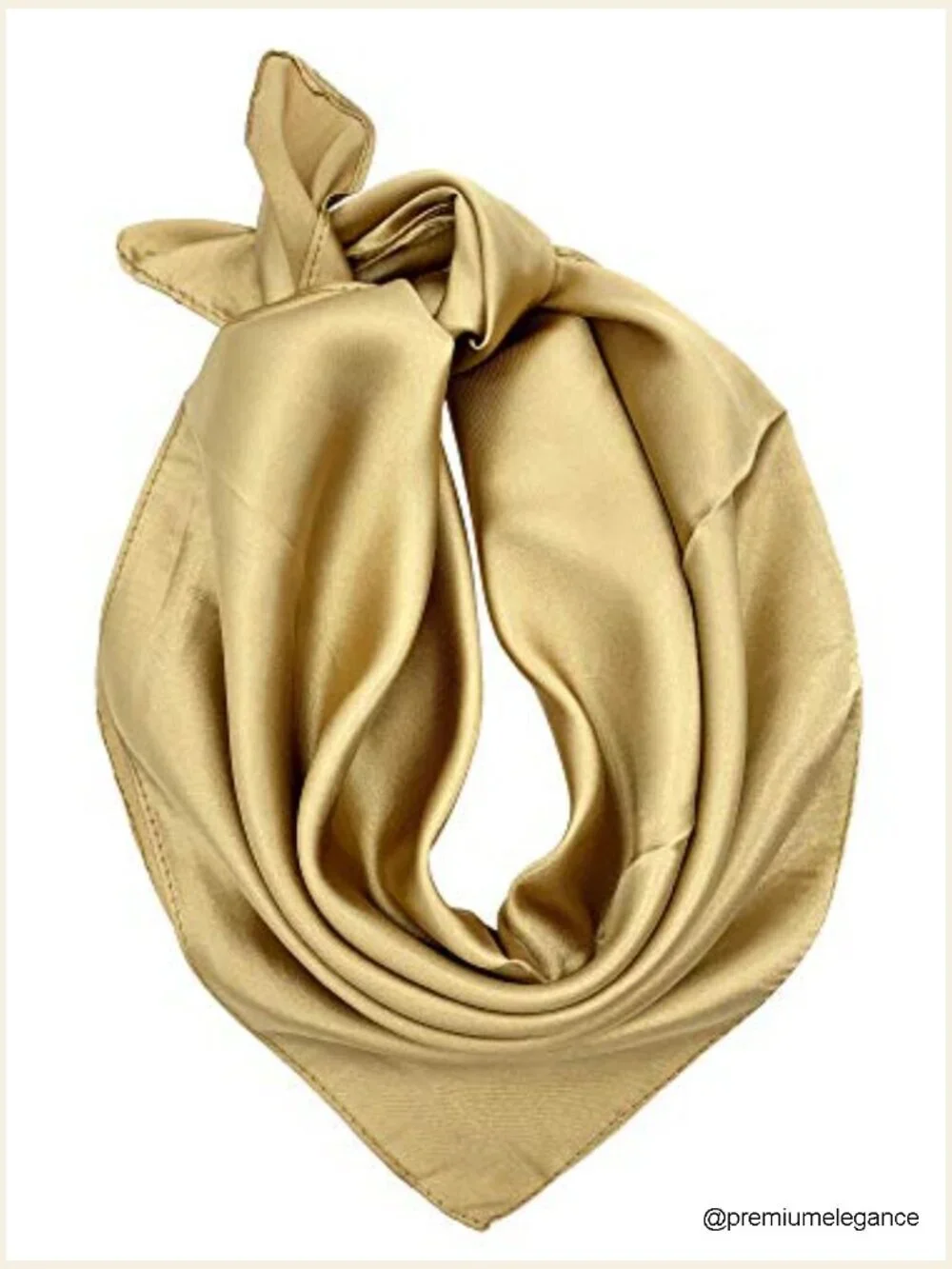 Large Square Satin Headscarf Fashion Scarf Multicolor 24x24